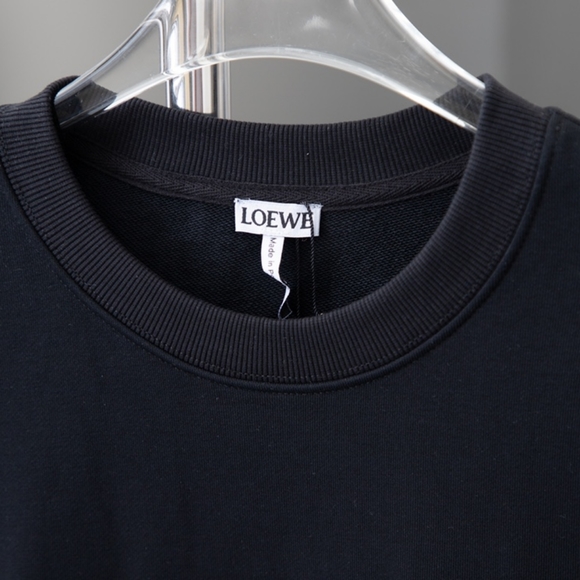 Loewe classic large logo embroidered crew neck sweatshirt - Picture 5 of 7